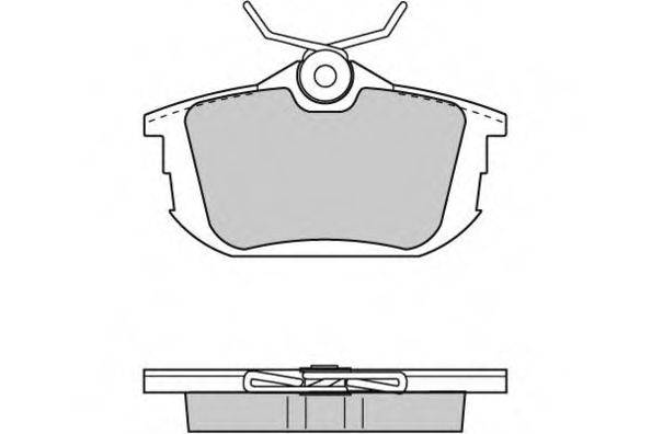 Комплект тормозных колодок, дисковый тормоз E.T.F. 12-0742