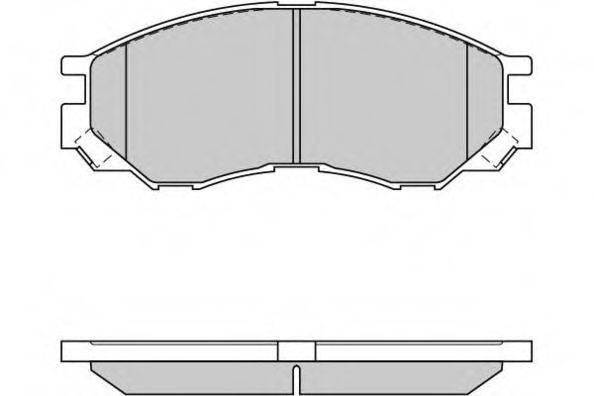 E.T.F. 120775 Комплект тормозных колодок, дисковый тормоз
