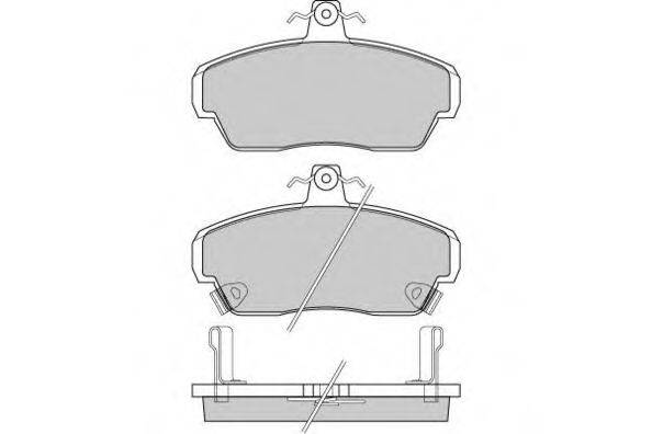 E.T.F. 120815 Комплект тормозных колодок, дисковый тормоз