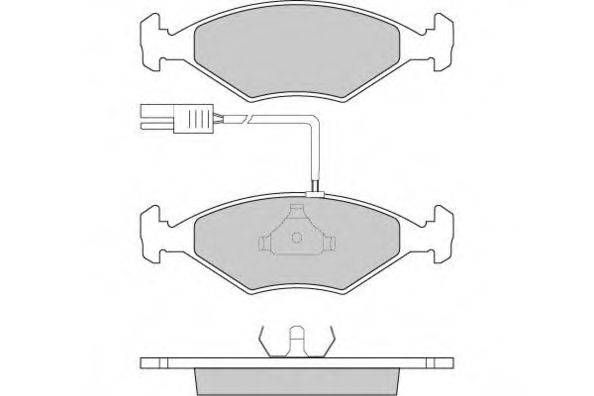 E.T.F. 120823 Комплект тормозных колодок, дисковый тормоз