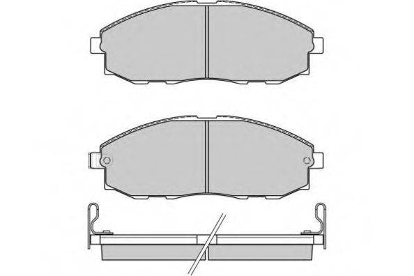 Комплект тормозных колодок, дисковый тормоз E.T.F. 12-0828