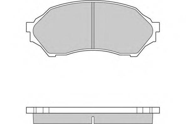 E.T.F. 120895 Комплект тормозных колодок, дисковый тормоз