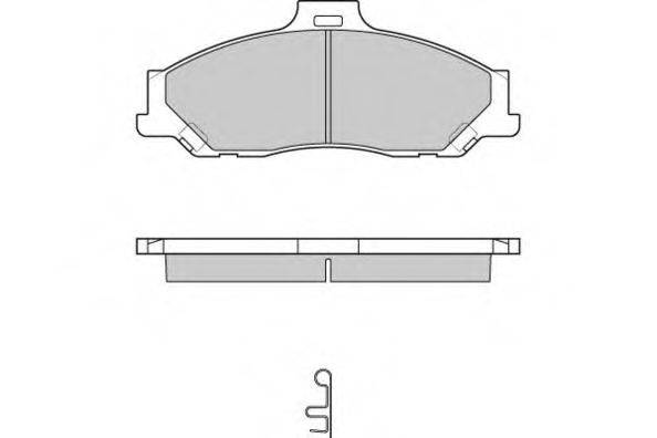 E.T.F. 120905 Комплект тормозных колодок, дисковый тормоз