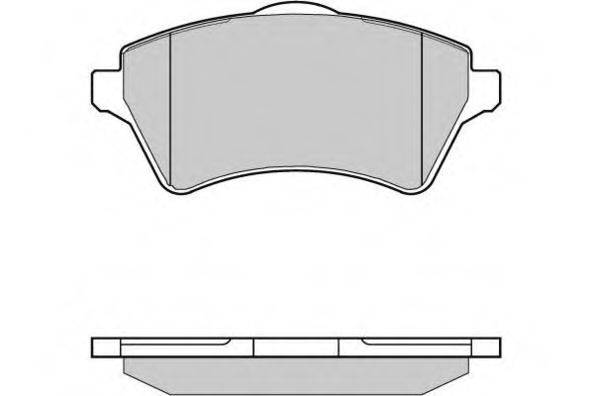 E.T.F. 120960 Комплект тормозных колодок, дисковый тормоз
