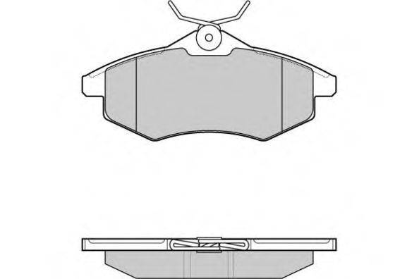 Комплект тормозных колодок, дисковый тормоз E.T.F. 12-1008