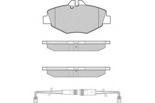 Комплект тормозных колодок, дисковый тормоз E.T.F. 12-1020