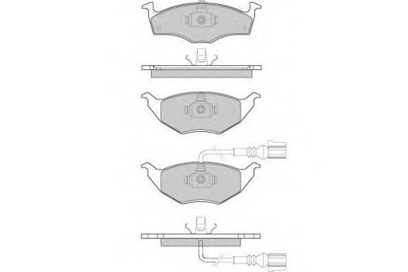 Комплект тормозных колодок, дисковый тормоз E.T.F. 12-1032
