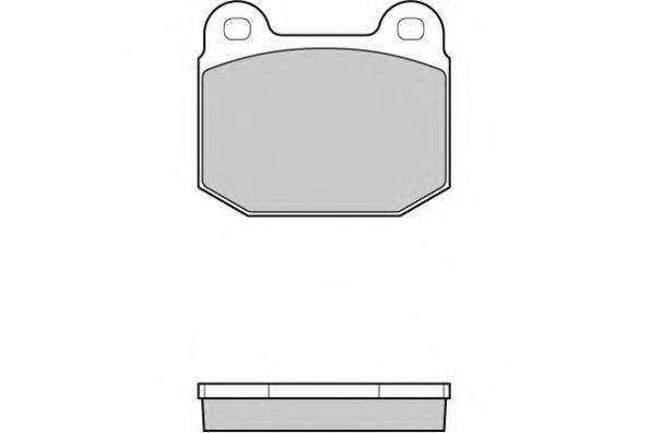 Комплект тормозных колодок, дисковый тормоз E.T.F. 12-1035