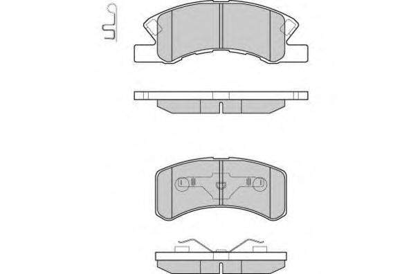 E.T.F. 121190 Комплект тормозных колодок, дисковый тормоз