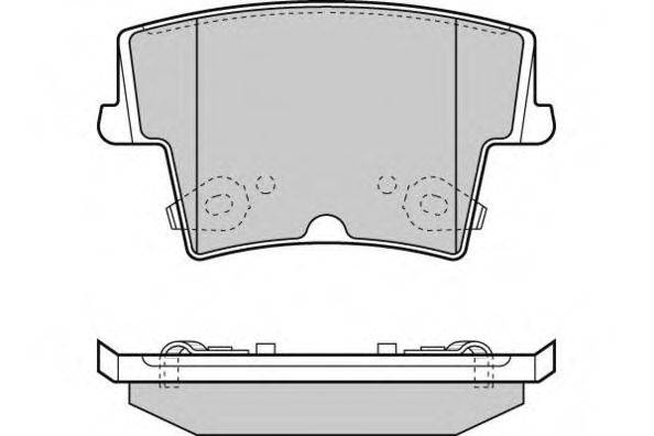 E.T.F. 121278 Комплект тормозных колодок, дисковый тормоз