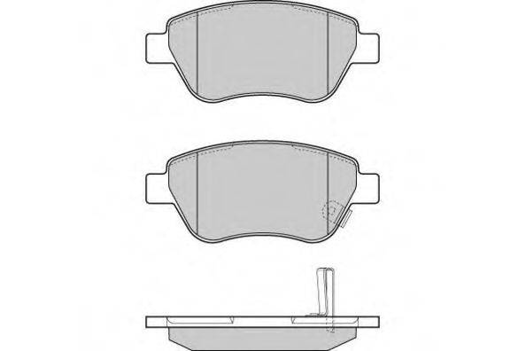 Комплект тормозных колодок, дисковый тормоз E.T.F. 12-1294