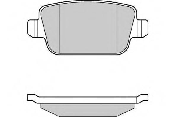 E.T.F. 121300 Комплект тормозных колодок, дисковый тормоз