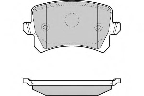 E.T.F. 121366 Комплект тормозных колодок, дисковый тормоз