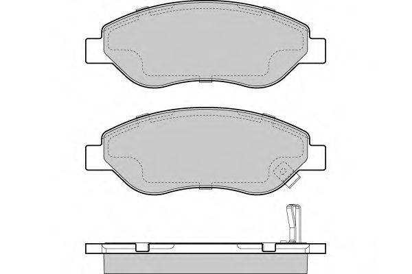 E.T.F. 121407 Комплект тормозных колодок, дисковый тормоз