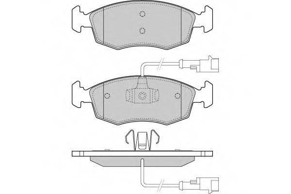 E.T.F. 121433 Комплект тормозных колодок, дисковый тормоз