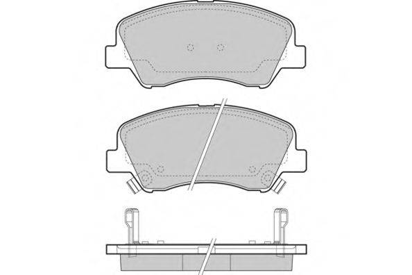 E.T.F. 121470 Комплект тормозных колодок, дисковый тормоз