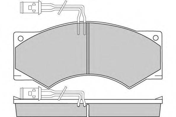 Комплект тормозных колодок, дисковый тормоз E.T.F. 12-5236