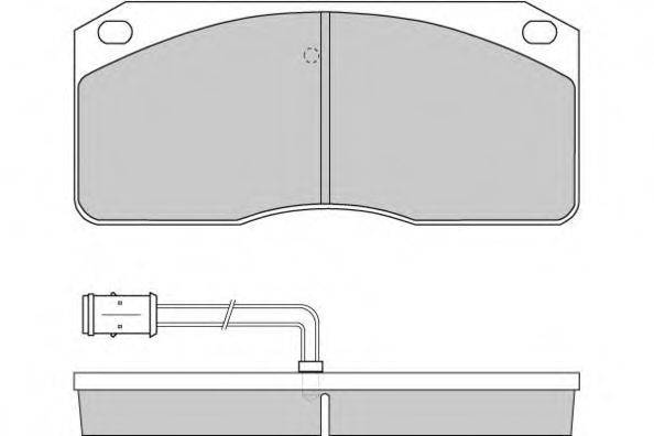 Комплект тормозных колодок, дисковый тормоз E.T.F. 12-5239