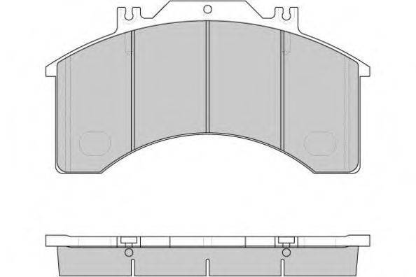 Комплект тормозных колодок, дисковый тормоз E.T.F. 12-5251