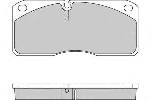 E.T.F. 125258 Комплект тормозных колодок, дисковый тормоз
