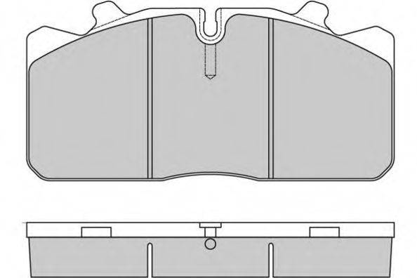 E.T.F. 125285 Комплект тормозных колодок, дисковый тормоз