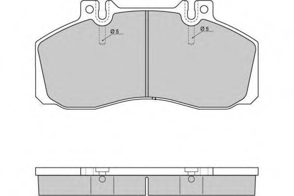 E.T.F. 125289 Комплект тормозных колодок, дисковый тормоз