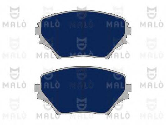 Комплект тормозных колодок, дисковый тормоз MALO 1050010