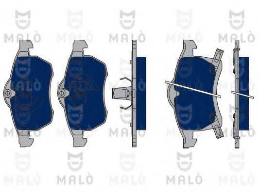 MALO 1050020 Комплект тормозных колодок, дисковый тормоз