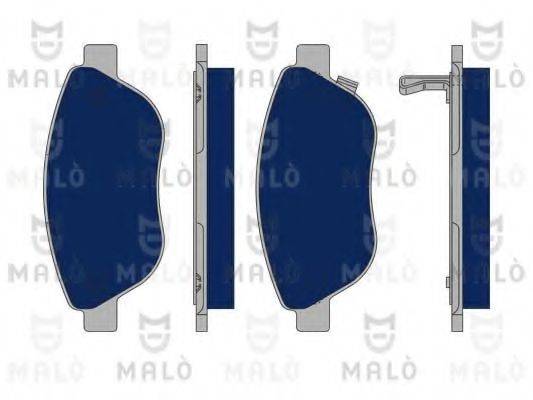 Комплект тормозных колодок, дисковый тормоз MALO 1050031