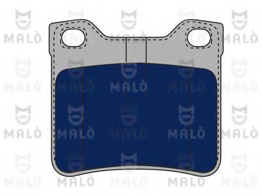 MALO 1050045 Комплект тормозных колодок, дисковый тормоз
