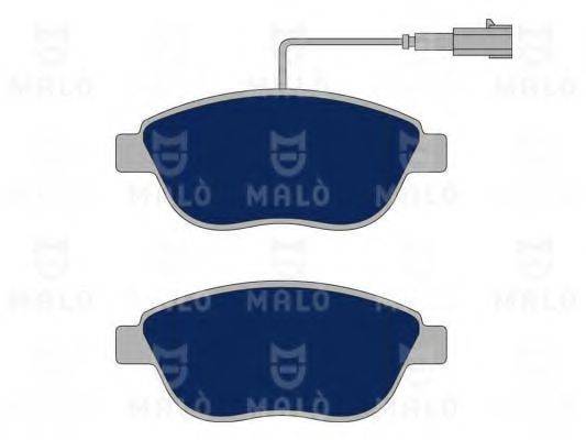 Комплект тормозных колодок, дисковый тормоз MALO 1050068