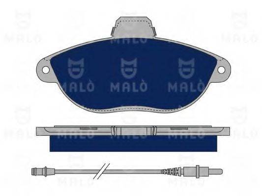 MALO 1050070 Комплект тормозных колодок, дисковый тормоз