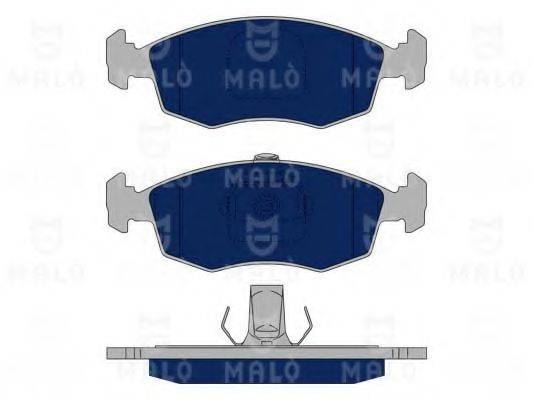 MALO 1050078 Комплект тормозных колодок, дисковый тормоз