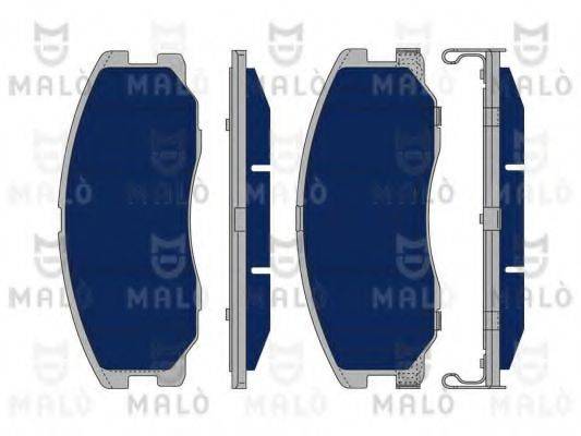 Комплект тормозных колодок, дисковый тормоз MALO 1050099