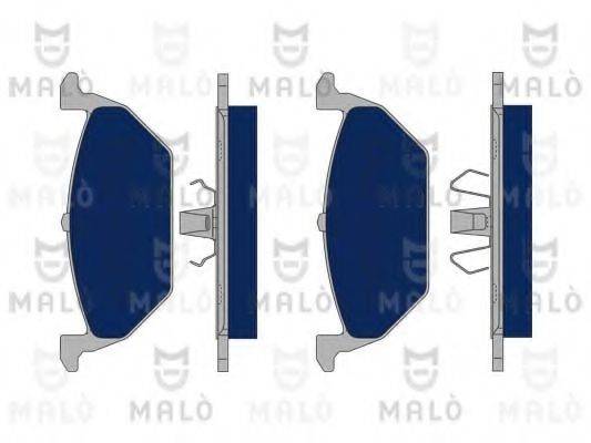 Комплект тормозных колодок, дисковый тормоз MALO 1050104