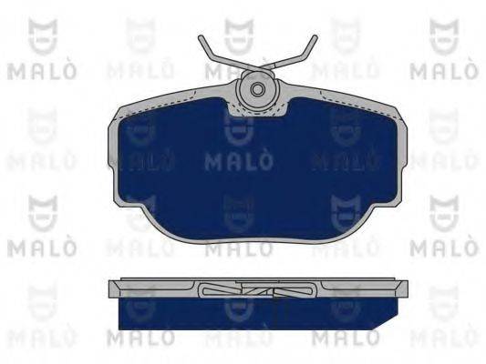 Комплект тормозных колодок, дисковый тормоз MALO 1050112