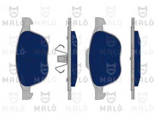 Комплект тормозных колодок, дисковый тормоз MALO 1050113