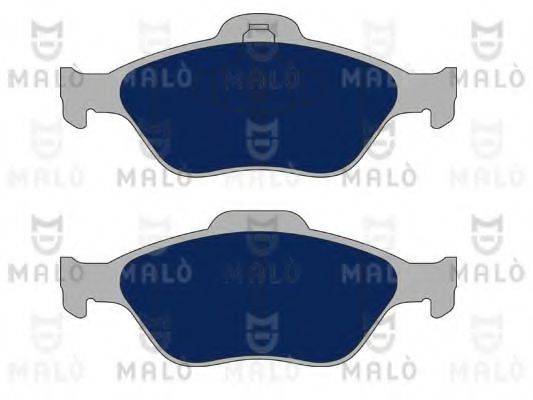 Комплект тормозных колодок, дисковый тормоз MALO 1050133