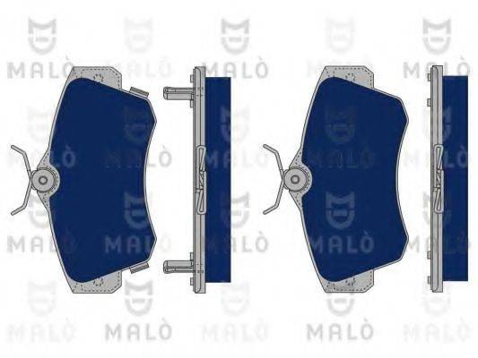 Комплект тормозных колодок, дисковый тормоз MALO 1050138