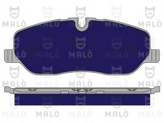 Комплект тормозных колодок, дисковый тормоз MALO 1050148