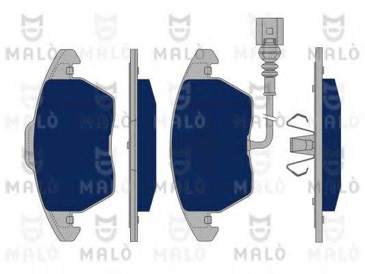 Комплект тормозных колодок, дисковый тормоз MALO 1050150