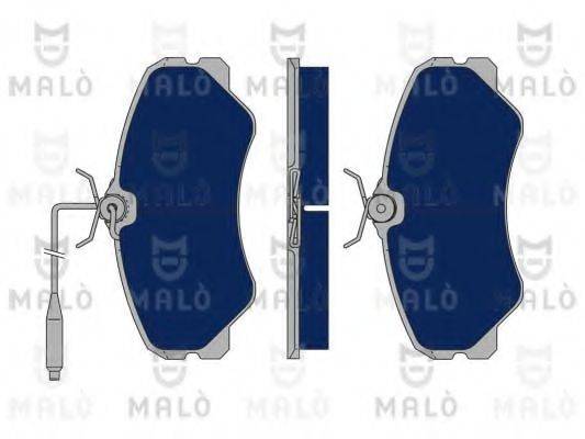MALO 1050157 Комплект тормозных колодок, дисковый тормоз