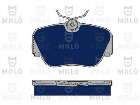Комплект тормозных колодок, дисковый тормоз MALO 1050183
