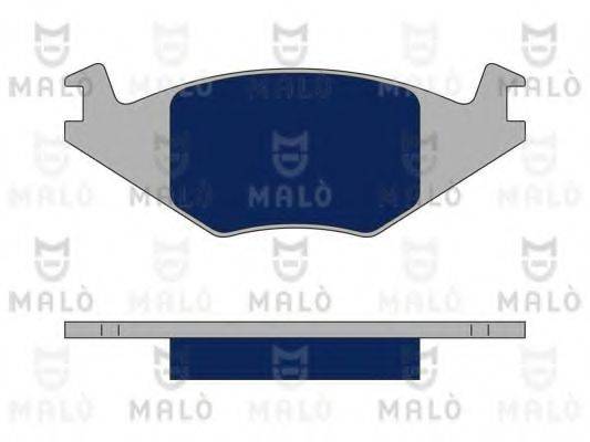 Комплект тормозных колодок, дисковый тормоз MALO 1050186