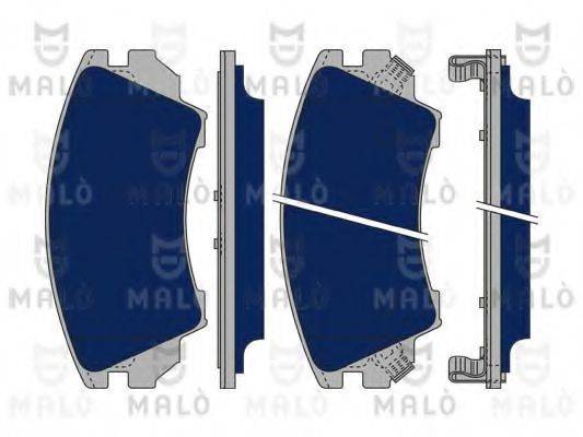 MALO 1050201 Комплект тормозных колодок, дисковый тормоз