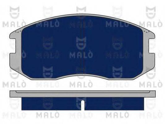 Комплект тормозных колодок, дисковый тормоз MALO 1050216