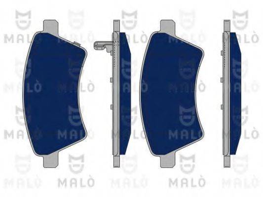 Комплект тормозных колодок, дисковый тормоз MALO 1050232