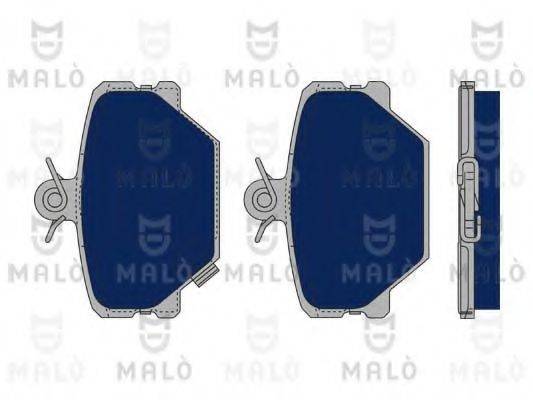 Комплект тормозных колодок, дисковый тормоз MALO 1050261