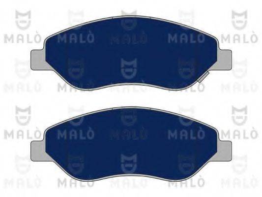 Комплект тормозных колодок, дисковый тормоз MALO 1050262