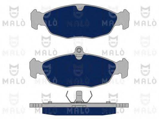 Комплект тормозных колодок, дисковый тормоз MALO 1050290